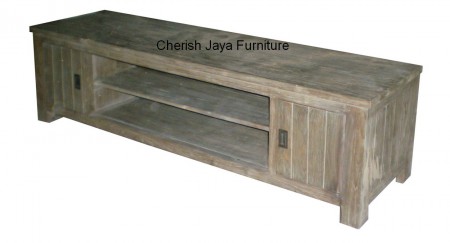 Code: SJEU 005 Name: Salur Tv Stand 2 Doors Size: W=200 x D=50 x H=56 cm  Wood: Solid Teakwood